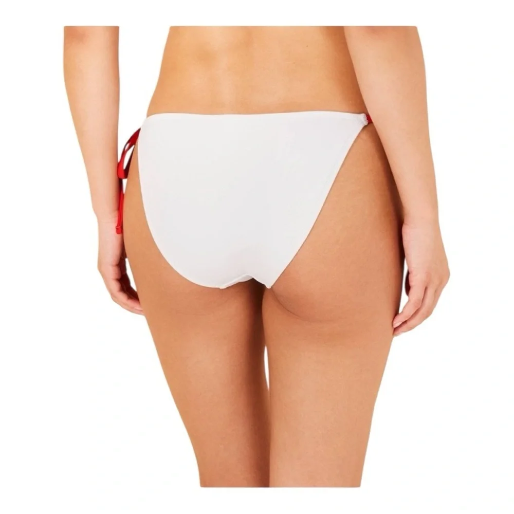 NWT Wild Fable Embroidered Cherry Women's White Bikini Bottom Size L - Picture 2 of 7